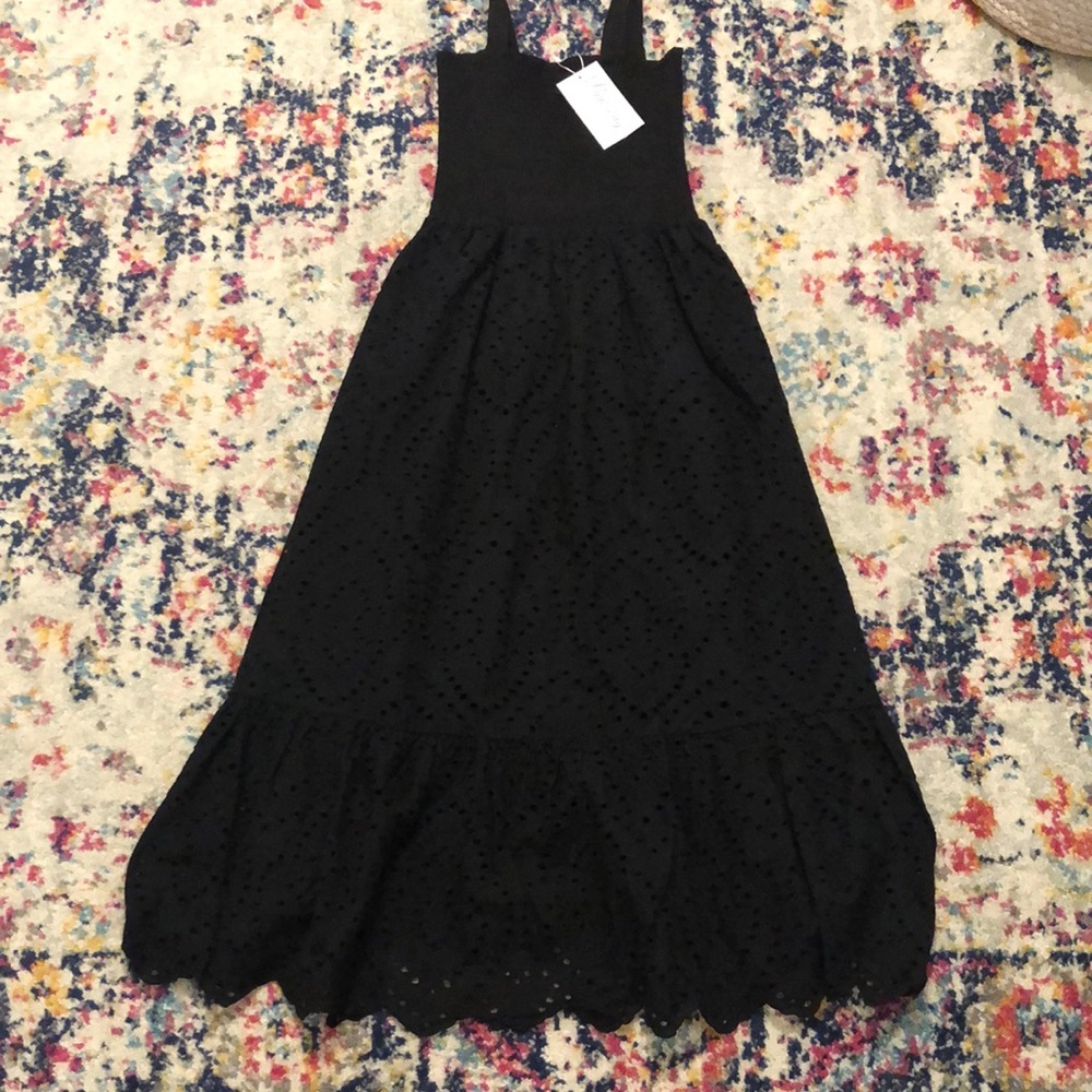 Pink Lily Maxi Dress in Black - New with Tags!